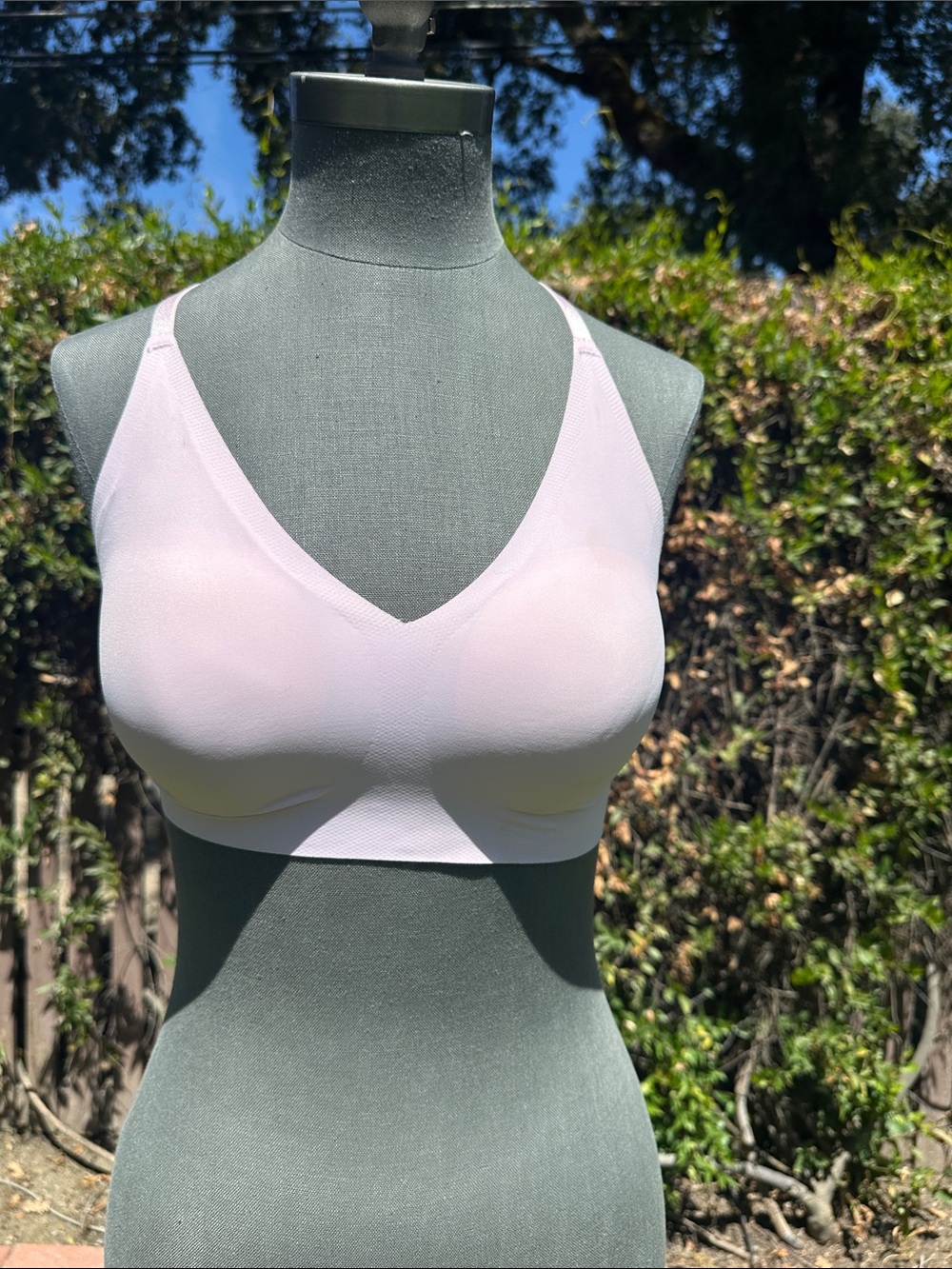 NWT Victoria's Secret Light Pink Seamless V-Neck Wireless Bra